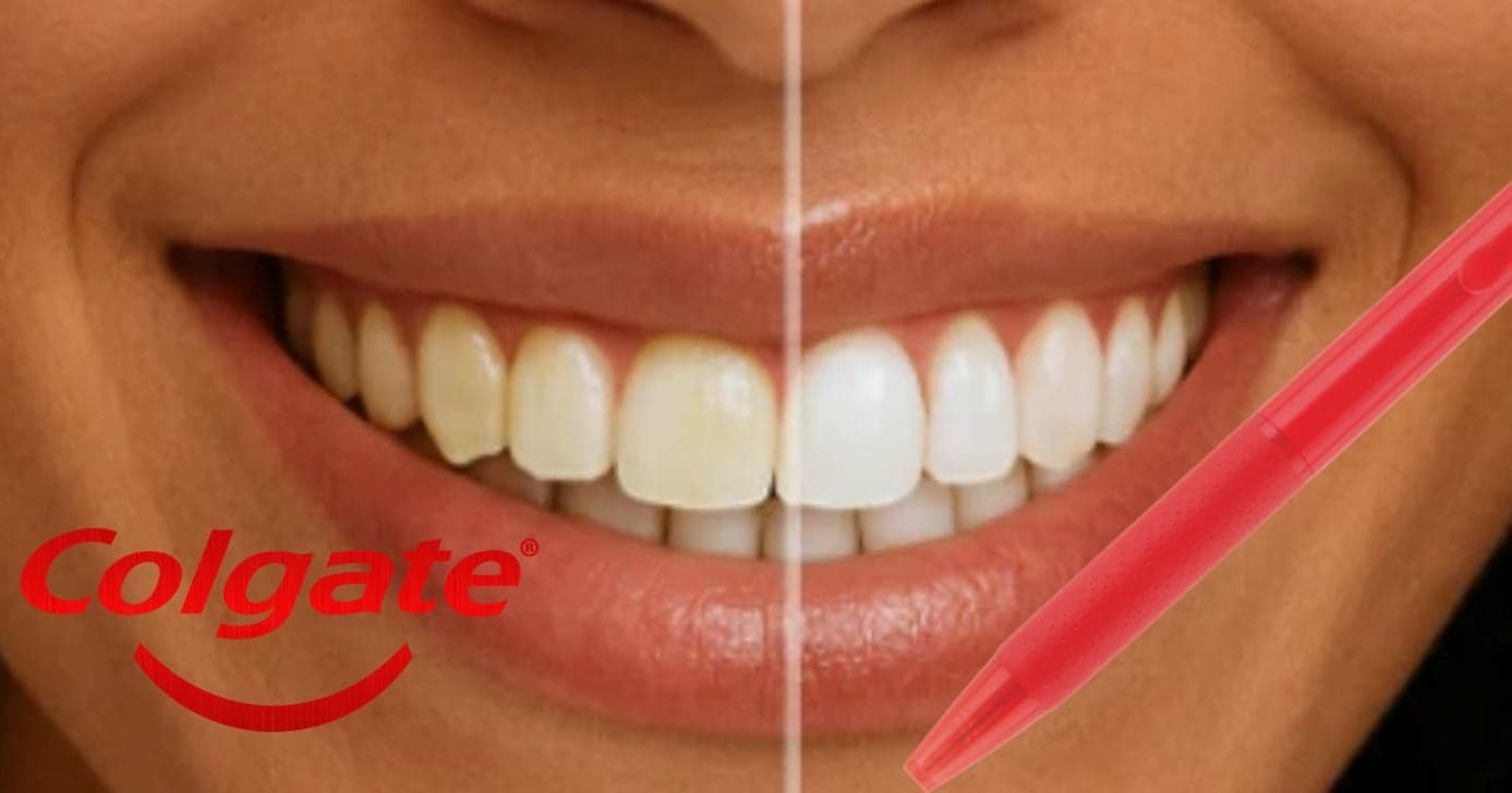 Caneta da Colgate promete remover 15 anos de manchas dos dentes