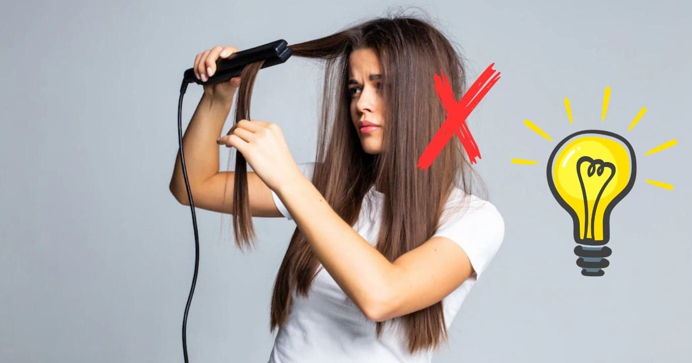 Mulheres que usam chapinha estão fazendo esse truque para evitar o frizz e ter cabelos hidratados