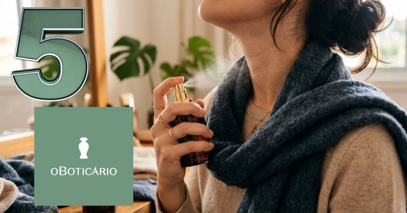 5 perfumes do Boticário para esquentar encontros no frio