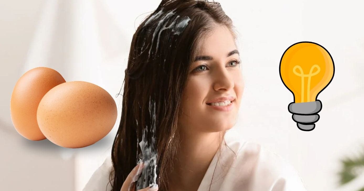 Você pode fazer essa misturinha com ovo em casa para hidratar o cabelo