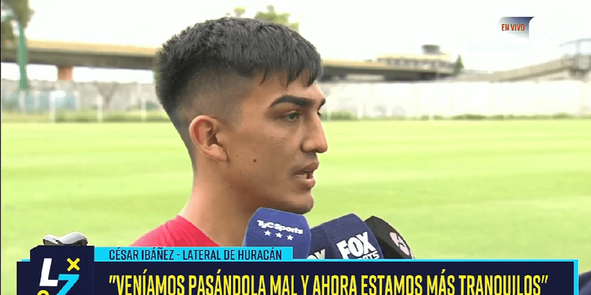 César Ibañez (Foto: Reprodução/ YouTube/ Fox Sports Argentina)