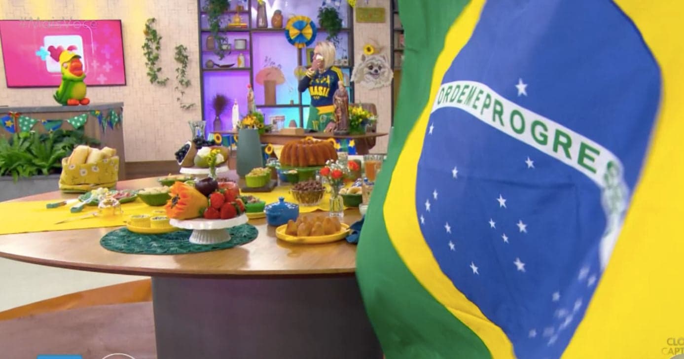 Ana Maria e Louro Mané no Mais Você (Foto: Reprodução / Globo)