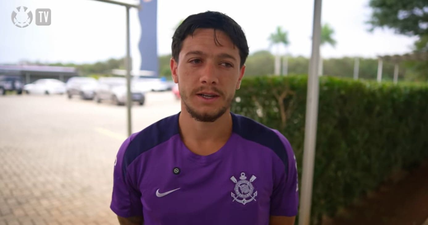 O volante Garro (Foto: Corinthians TV)