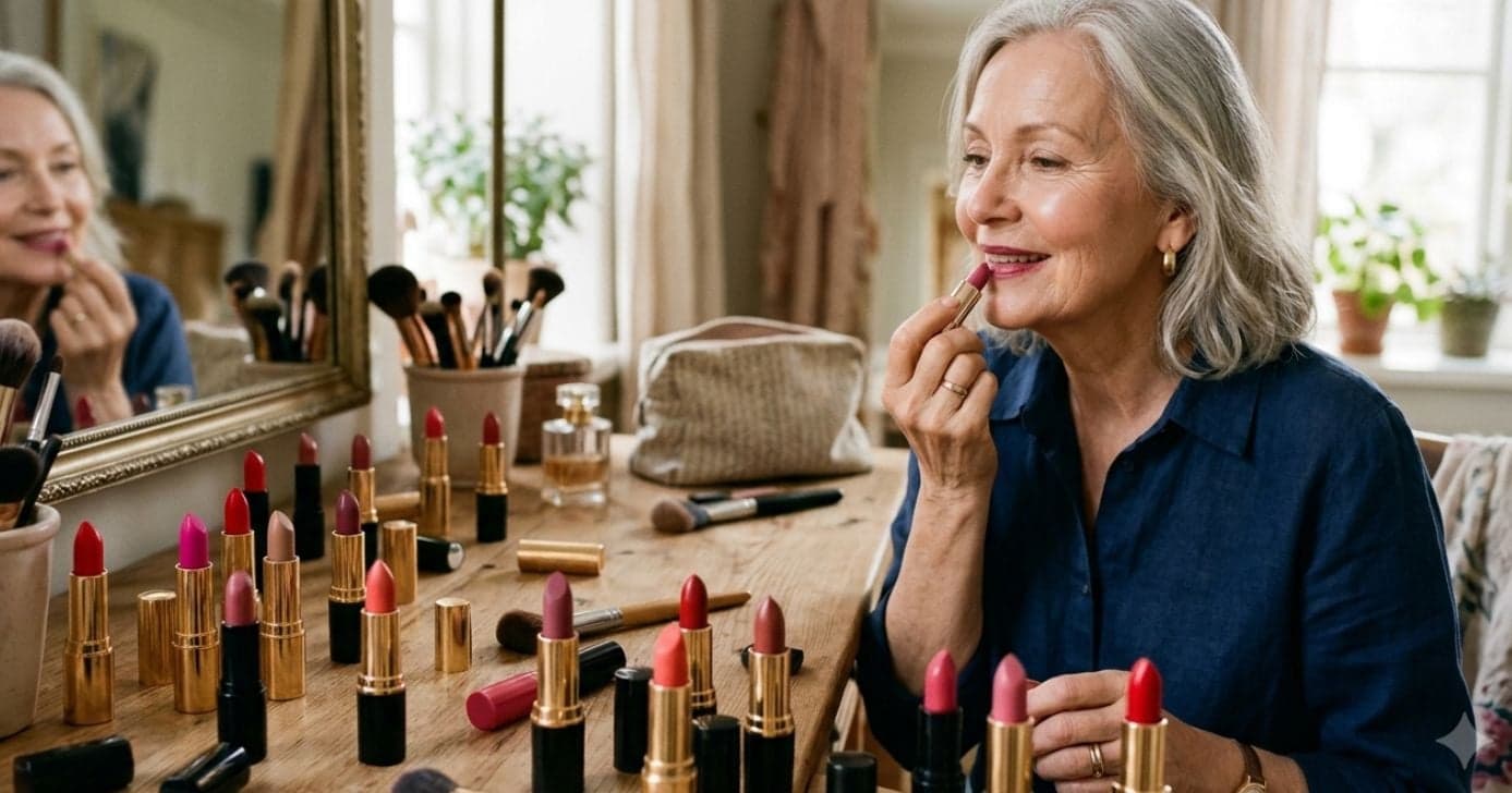 Disfarçam até as rugas mais profundas: 3 batons para mulheres maduras que valorizam o rosto