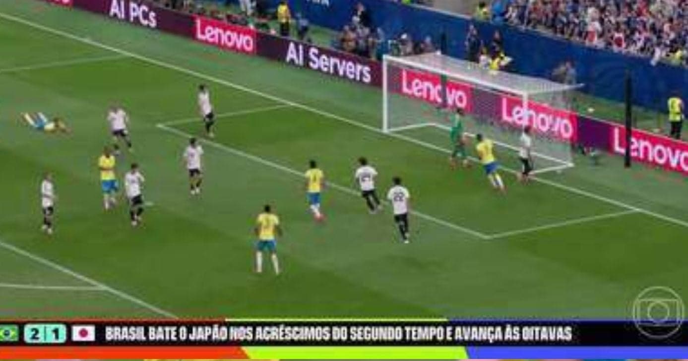 Globo transmite jogo do Brasil e Japão e dispara no Ibope (Foto: Reprodução / Globo)