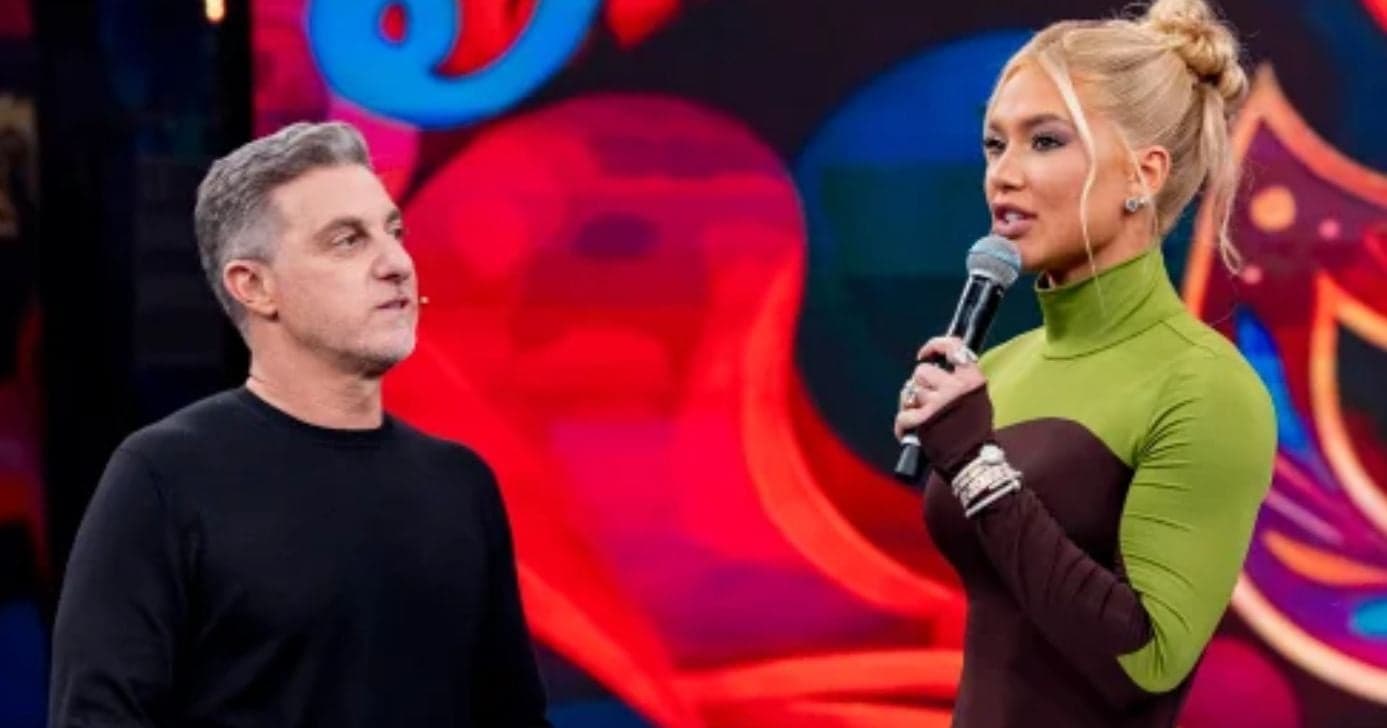 Luciano Huck e Virginia Fonseca no Domingão (Foto: Reprodução / Globo)