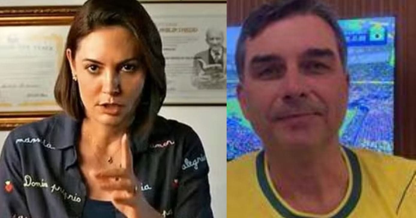 Michelle revela ter sido humilhada por Flávio Bolsonaro e o que ouviu