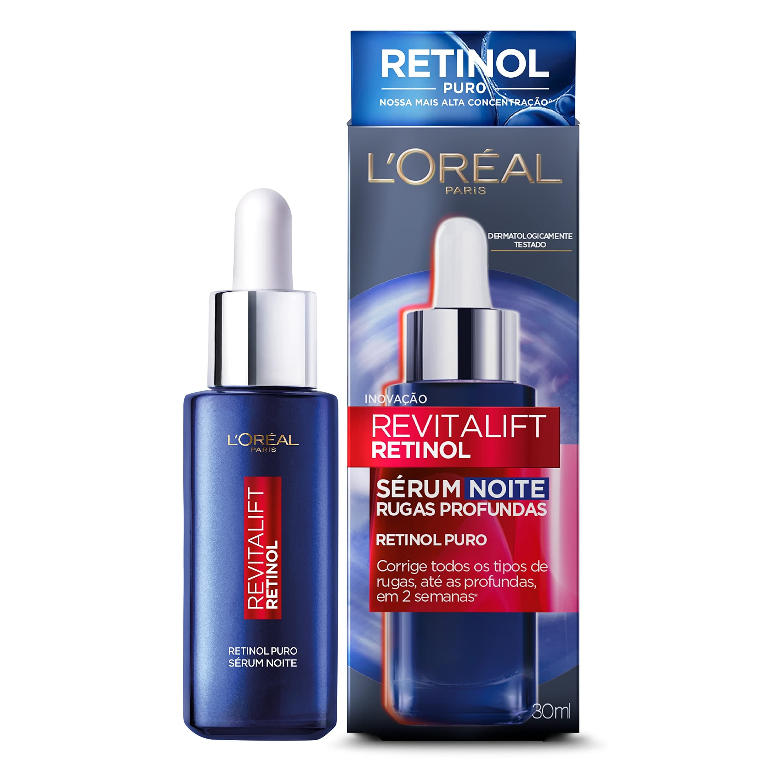 Sérum Facial Noturno com Retinol L'Oréal Paris (Foto Reprodução)
