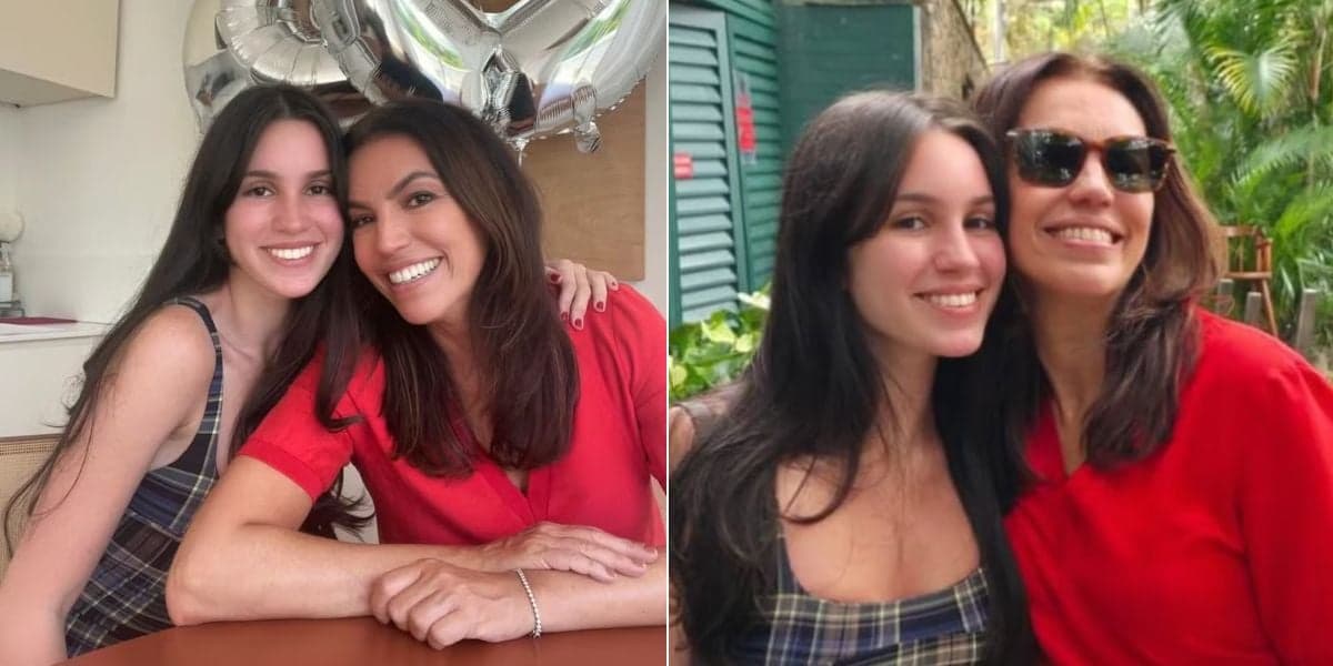 Ana Pula Araújo e a filha Melissa (Reprodução: Instagram)
