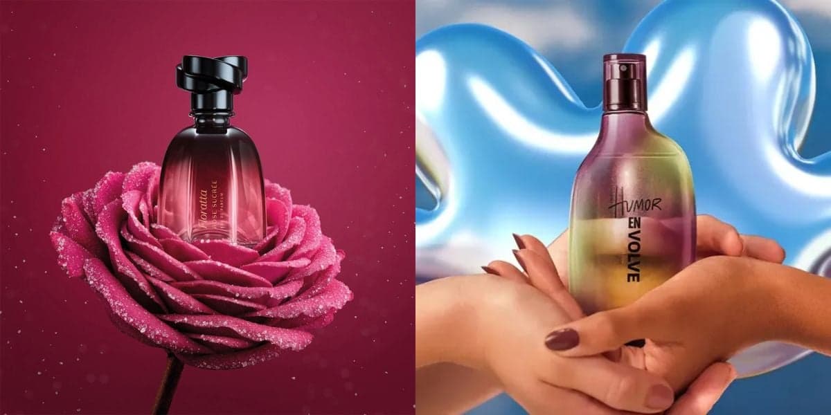 Floratta Rose Sucrée, Boticário e Humor Leve, Natura (Reprodução: Divulgação)