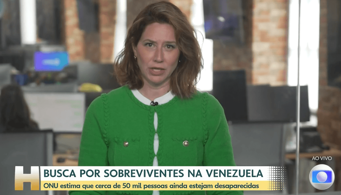 Carolina Cimenti no JH (Foto: Reprodução / Globo)

