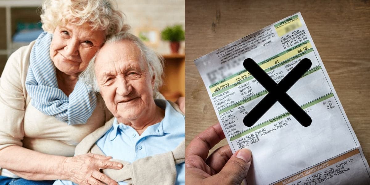 Isenção em conta de água, luz e mais: 3 benefícios garantidos aos idosos 60+ em 2026