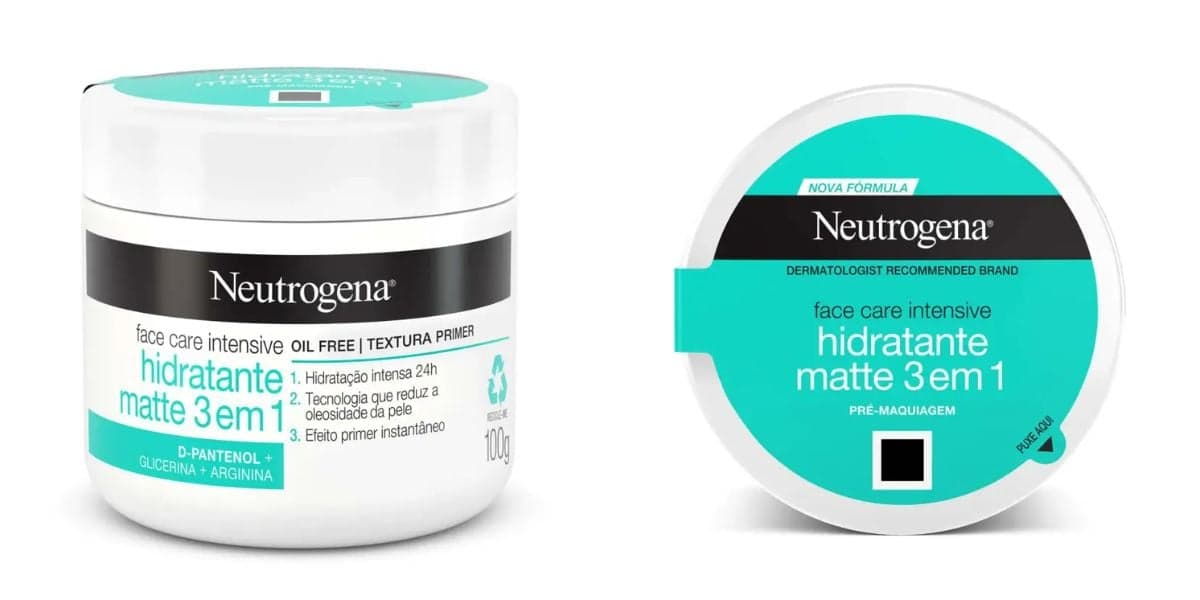 Creme Facial Neutrogena Face Care Intensive Hidratante Matte (Reprodução: Divulgação)