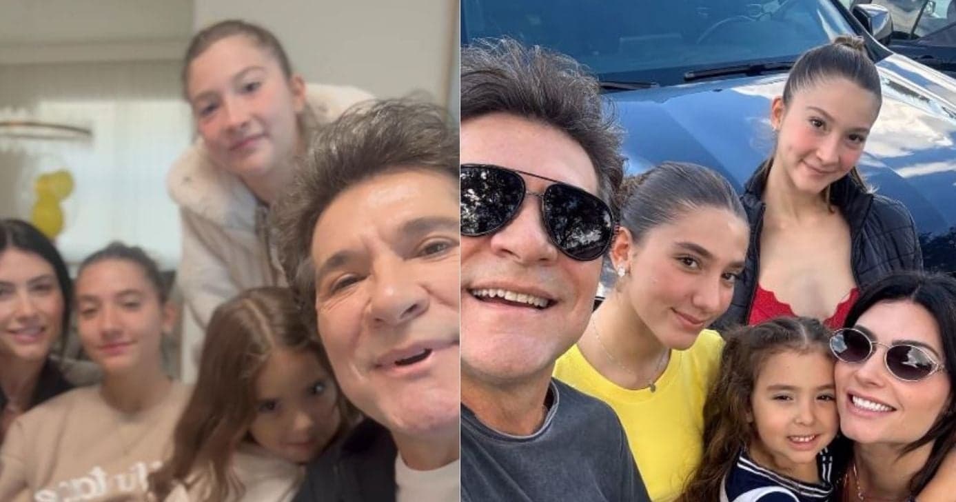 Daniel e Família curtindo viagem (Foto Reprodução/Montagem/Instagram@Aline de Pádua)