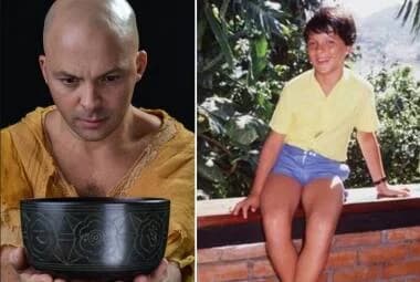 Antes e depois do ator Daniel Lobo (Foto: Reprodução/ Internet)