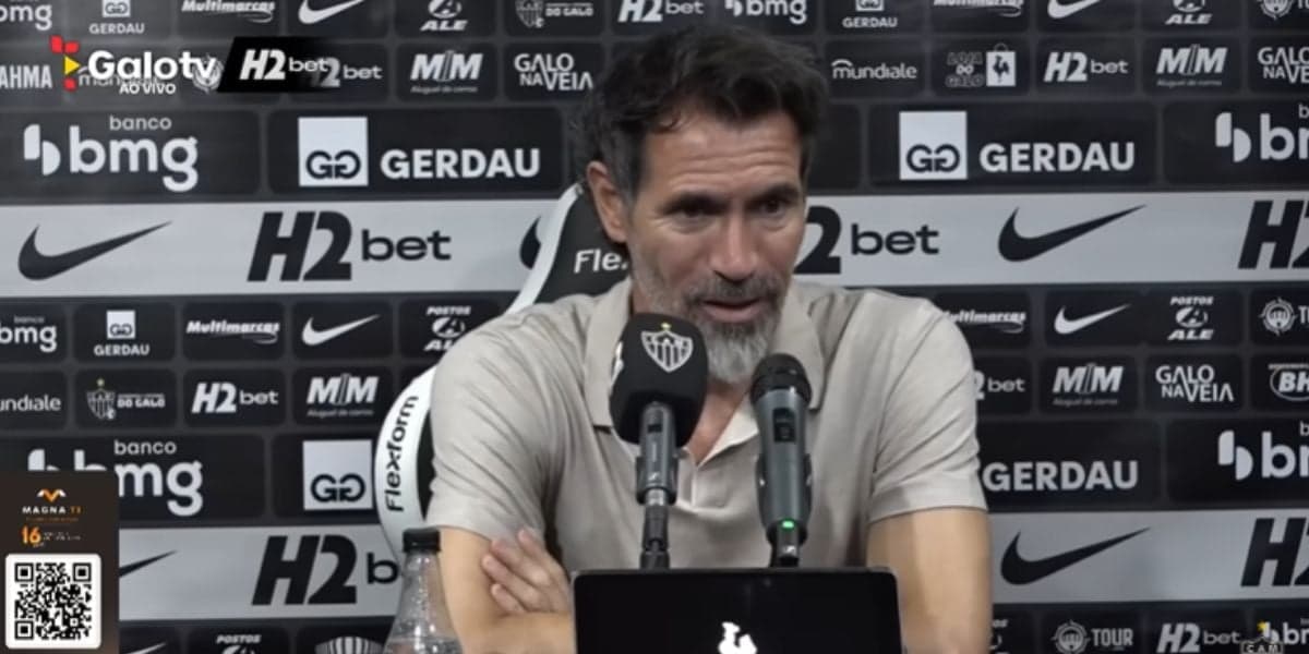 Eduardo Domínguez pediu um pacotão de reforços ao Atlético-MG (Reprodução: Youtube)