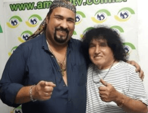 Hugo Tupã e ao lado de Júlio César (Foto: Reprodução / Instagram)