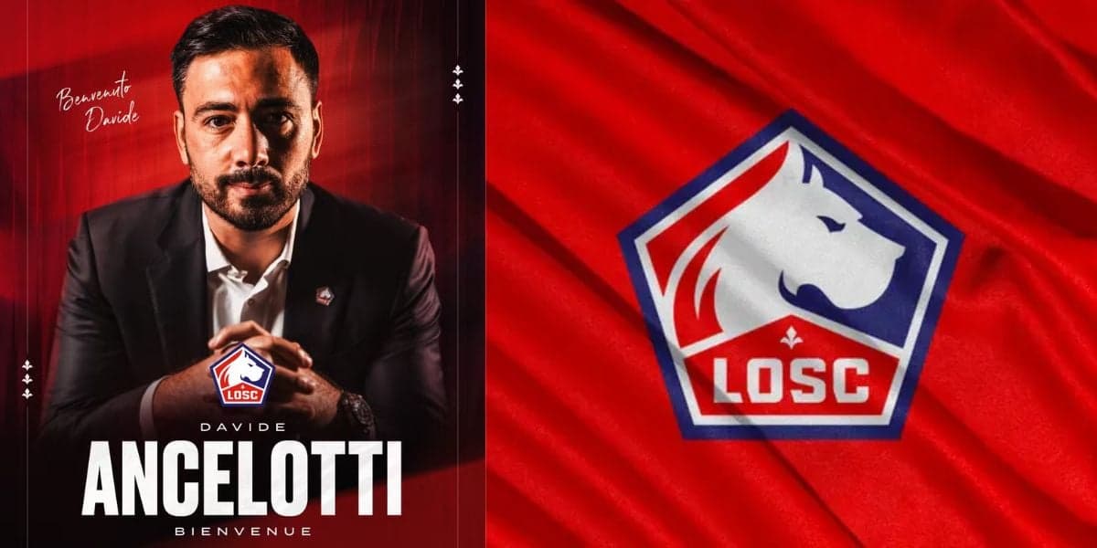 Lille anuncia a contratação de Davide Ancelotti (Reprodução: Instagram)