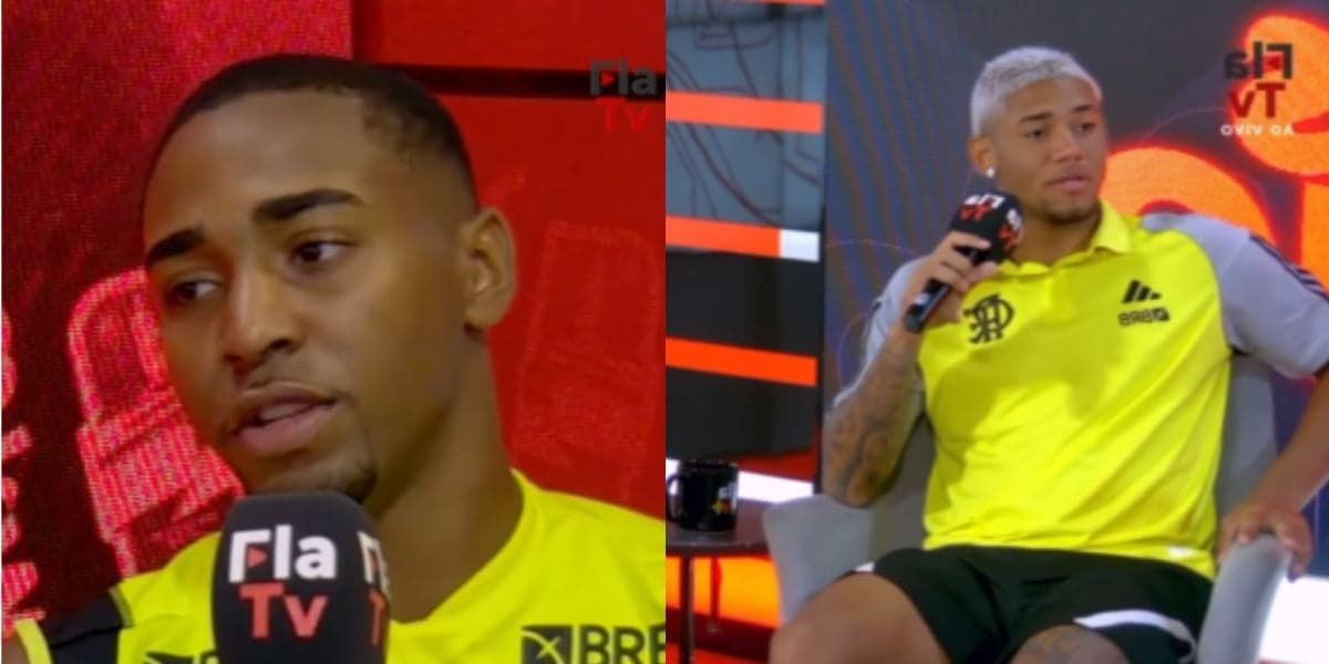Lorran e Rayan Lucas voltaram ao Flamengo após empréstimo (Reprodução: Youtube)