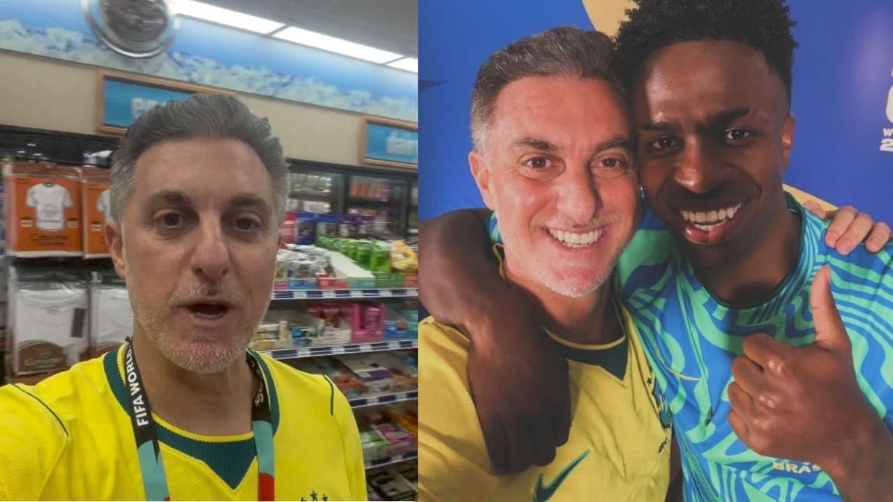 Luciano Huck entrevistou Vini Jr para o Domingão (Foto: Reprodução/ Internet)