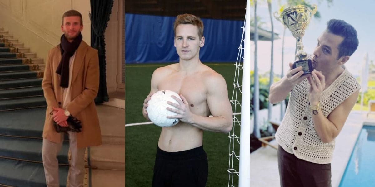 Collin Martin, David Testo e Robbie Rogers (Reprodução: Instagram)