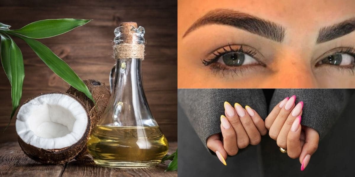 Além da hidratação: 3 formas de usar óleo de coco para transformar sobrancelhas, unhas e pele