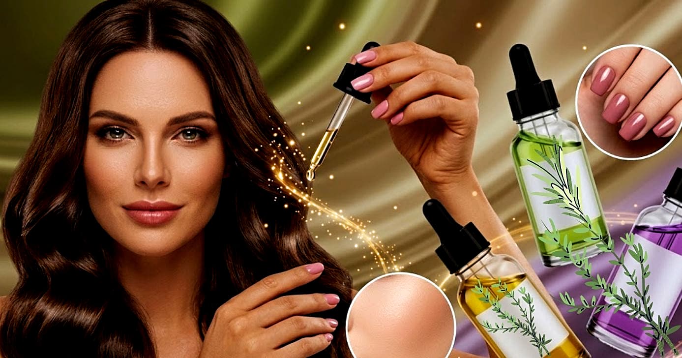 Cabelo, pele e unhas: 3 formas de usar o óleo de alecrim e ter efeito salão de beleza em casa