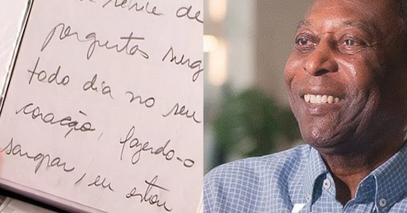 "Eu pedi perdão": Carta psicografada de Pelé esclarece o que aconteceu com ele após a morte