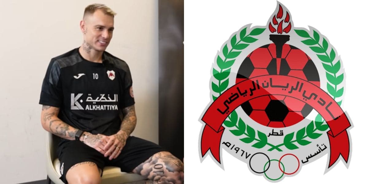 Roger Guedes é destaque no Al-Rayyan (Reprodução: TNT Sports / Youtube) Roger Guedes é destaque no Al-Rayyan (Reprodução: TNT Sports / Youtube)