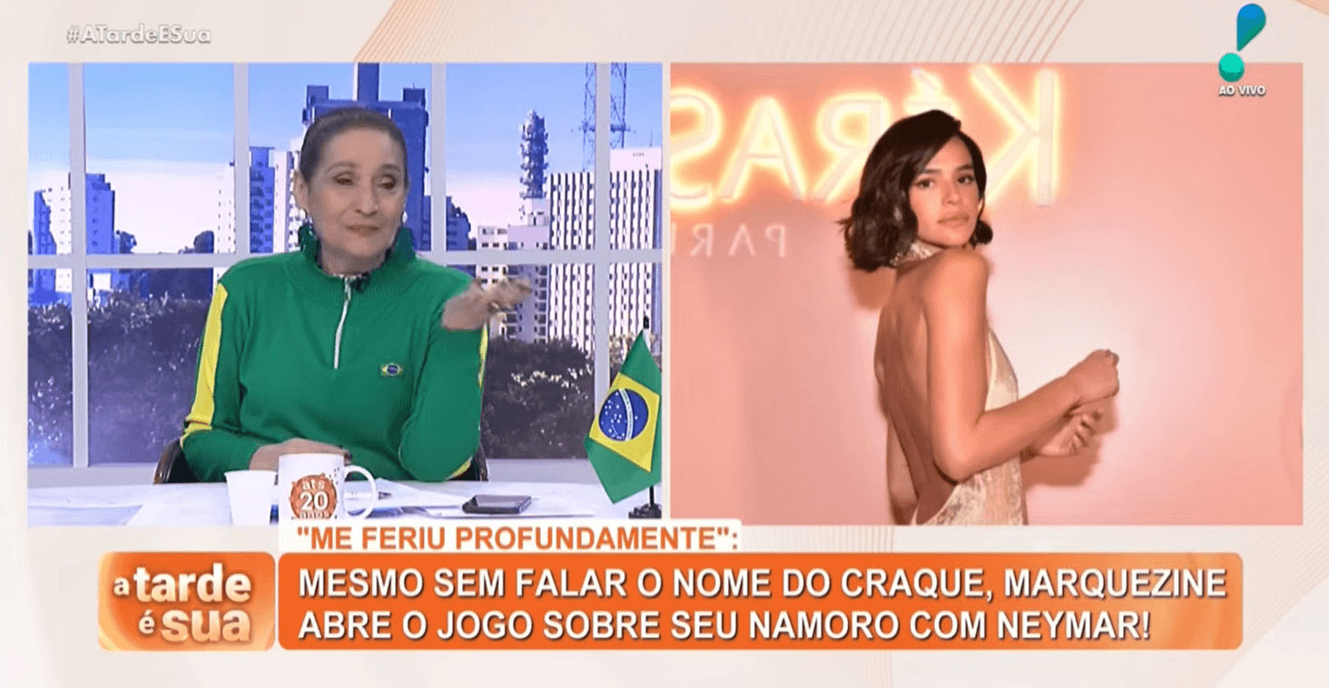 Sonia Abrão repercute declarações recentes de Bruna Marquezine (Foto: Reprodução / RedeTV!)

