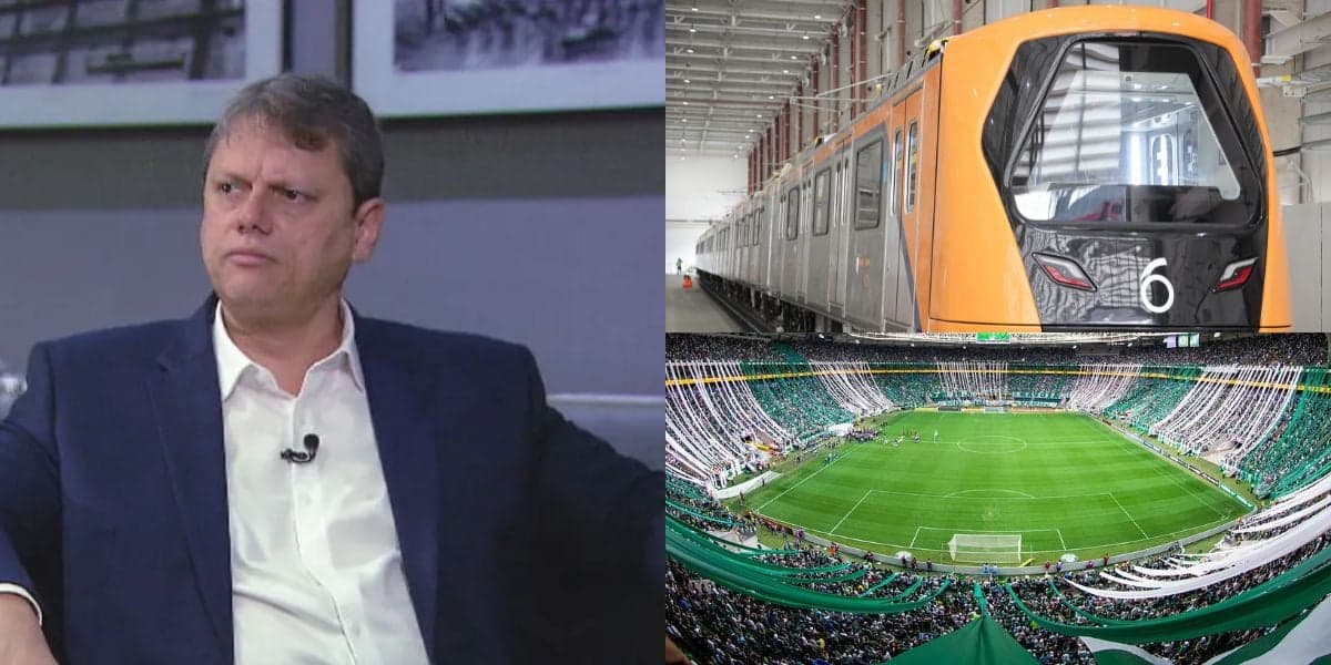Tarcísio confirma 2 estações de metrô coladas ao estádio do Palmeiras