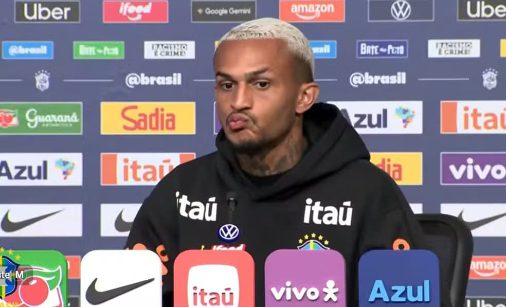 Wesley foi cortado da Seleção Brasileira por Ancelotti após lesão (Foto: Reprodução/ Ge) Wesley foi cortado da Seleção Brasileira por Ancelotti após lesão (Foto: Reprodução/ Ge)