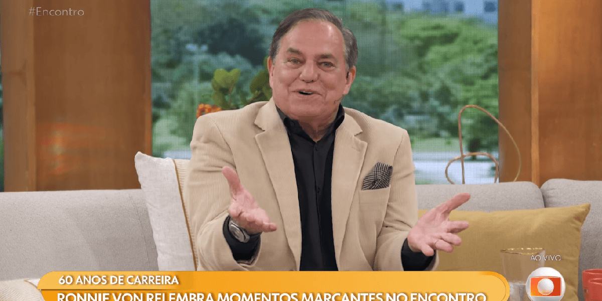Ronnie Von no Encontro (Foto: Reprodução/ Globo)