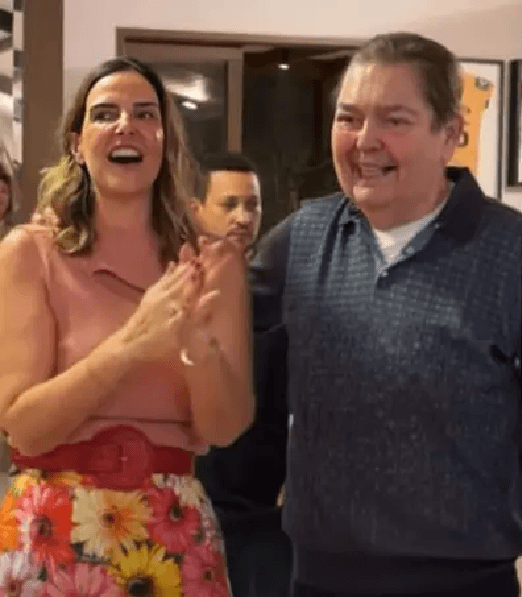Faustão ao lado da esposa (Foto: Reprodução/Instagram)