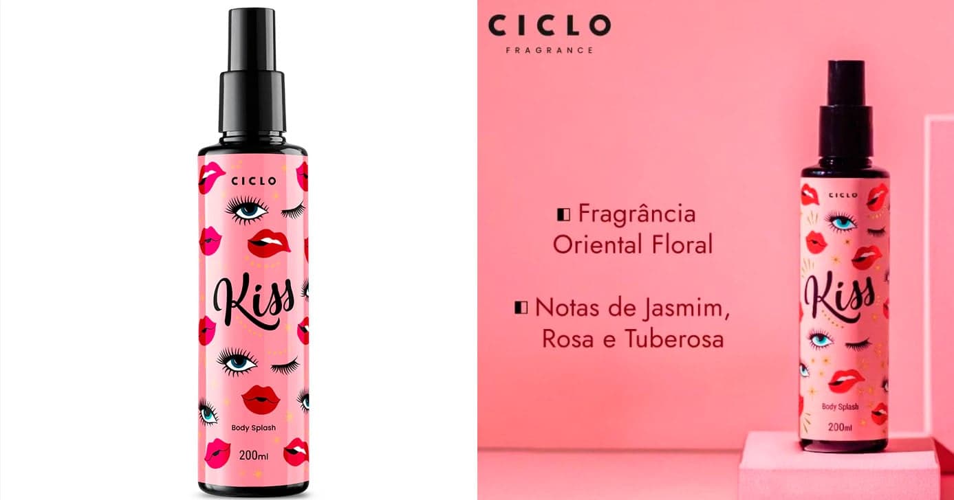 Body Splash Ciclo Kiss 200ml (Foto: Reprodução)