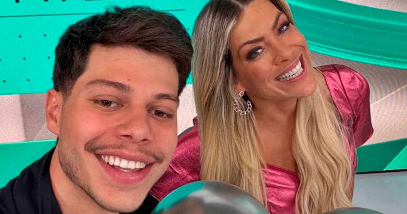 João Pedro Sgarbi e Renata Fan (Foto: Reprodução)
