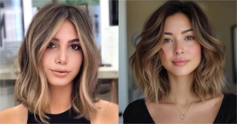 Corte de cabelo lob assimétrico - Foto: Internet Corte de cabelo lob assimétrico - Foto: Internet