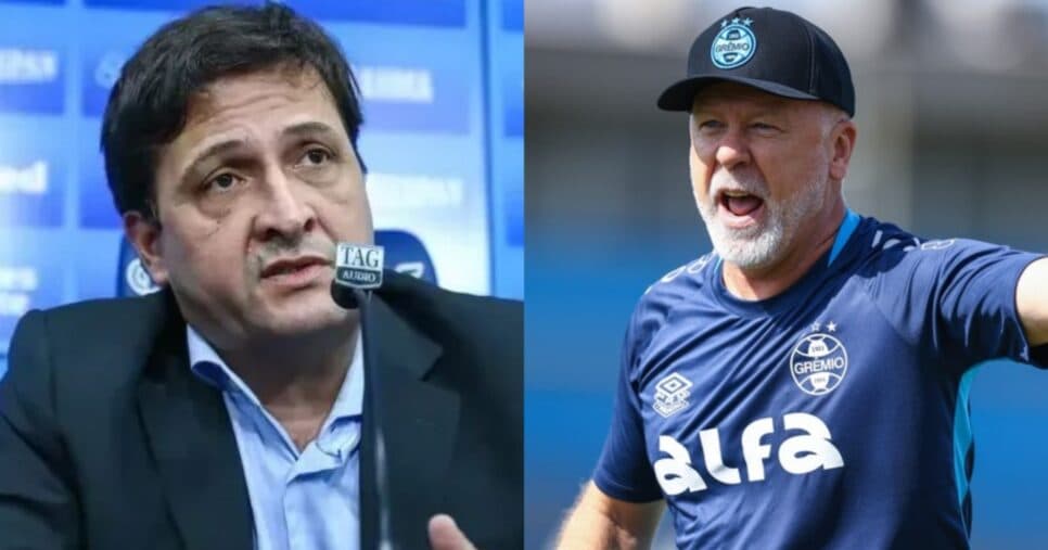 Mano Menezes passa por cima de Guerra e exige +4 reforços no Grêmio Mano Menezes passa por cima de Guerra e exige +4 reforços no Grêmio