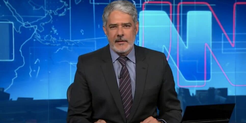 William Bonner no Jornal Nacional (Foto: Reprodução / Globo) William Bonner no Jornal Nacional (Foto: Reprodução / Globo)