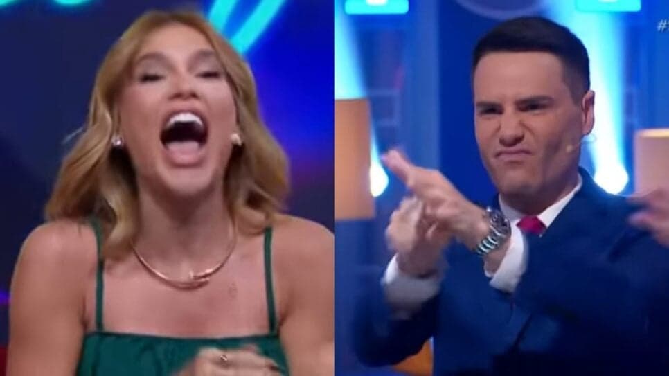 Virgínia se diverte com vingança de Bacci em mensagem a Felipeh Campos (Foto: Reprodução/ SBT/ YouTube/ Montagem) Virgínia se diverte com vingança de Bacci em mensagem a Felipeh Campos (Foto: Reprodução/ SBT/ YouTube/ Montagem)