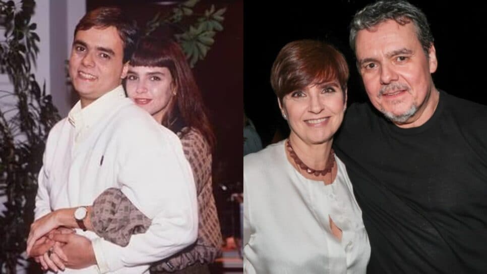 Solange e Afonso em Vale Tudo e os atores casados na vida real (Foto: Reprodução/ Divulgação, Globo/ AgNews, Tomzé Fonseca/ Montagem) Solange e Afonso em Vale Tudo e os atores casados na vida real (Foto: Reprodução/ Divulgação, Globo/ AgNews, Tomzé Fonseca/ Montagem)