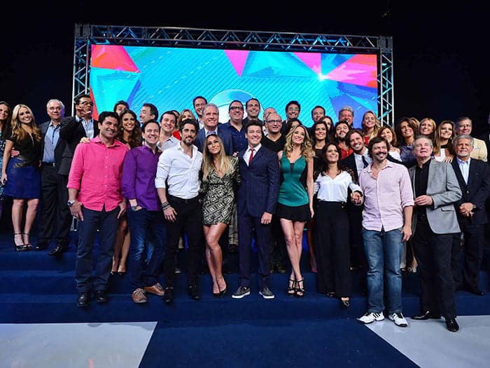 Elenco da Rede Record, vice-líder no Brasil Elenco da Rede Record, vice-líder no Brasil