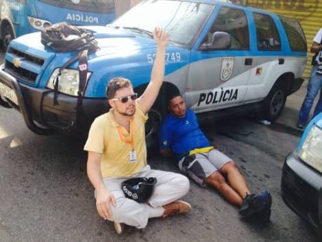 O GLOBO tem seu repórter preso por Polícia Militar no Rio de Janeiro