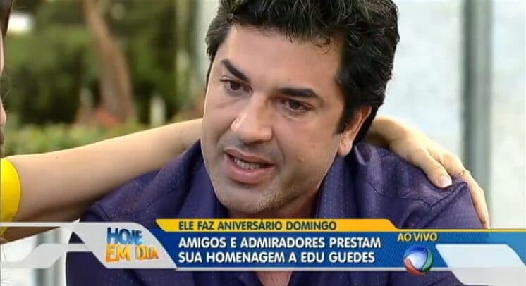 Emocionado, Edu Guedes fala sobre Ana Maria Braga e diz que deseja cozinhar com ela na televisão