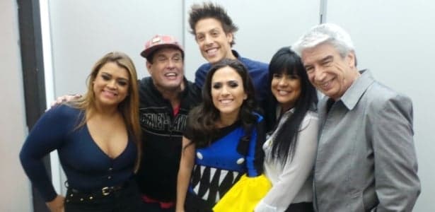 Tatá Werneck e Fábio Porchat recebem Mara Maravilha em programa