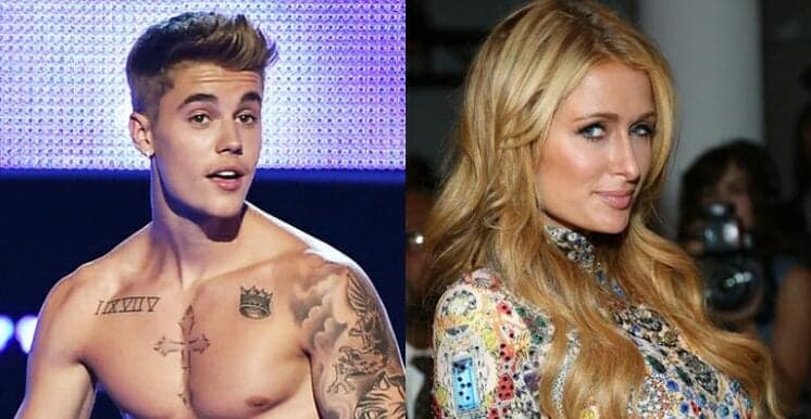 ‘‘Eca!’’, diz Justin Bieber ao negar relacionamento com Paris Hilton