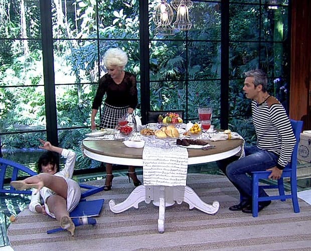 Monica Iozzi planeja 'vingança' para Ana Maria Braga após tombo na TV