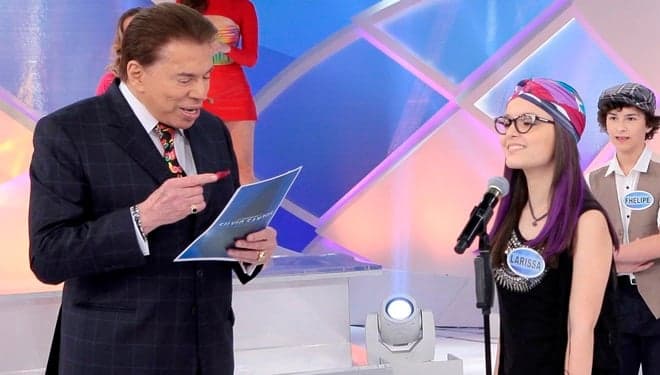 Silvio Santos elogia Larissa Manoela, mas diz: "Vai pra onde você quiser"