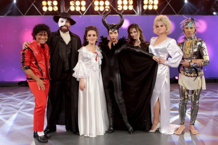 Patricia Abravanel se transforma em Malévola no “Máquina da Fama especial Halloween” ; confira como ficou!