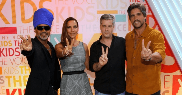 Jurados do "The Voice Kids" se impressionam com as músicas nas gravações